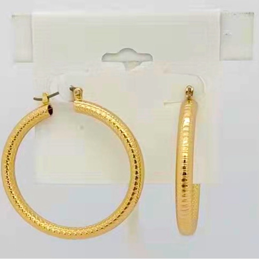 Sofia Vergara Gold Hoops